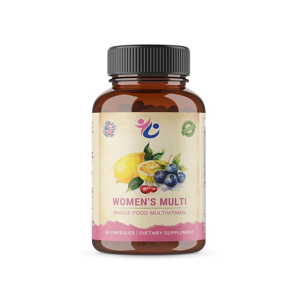 Women's Multivitamin with Vitamins C, D, Folic Acid, B6, B12, and Biotin To Support Women's Health and Aid Nutrient Absorption
