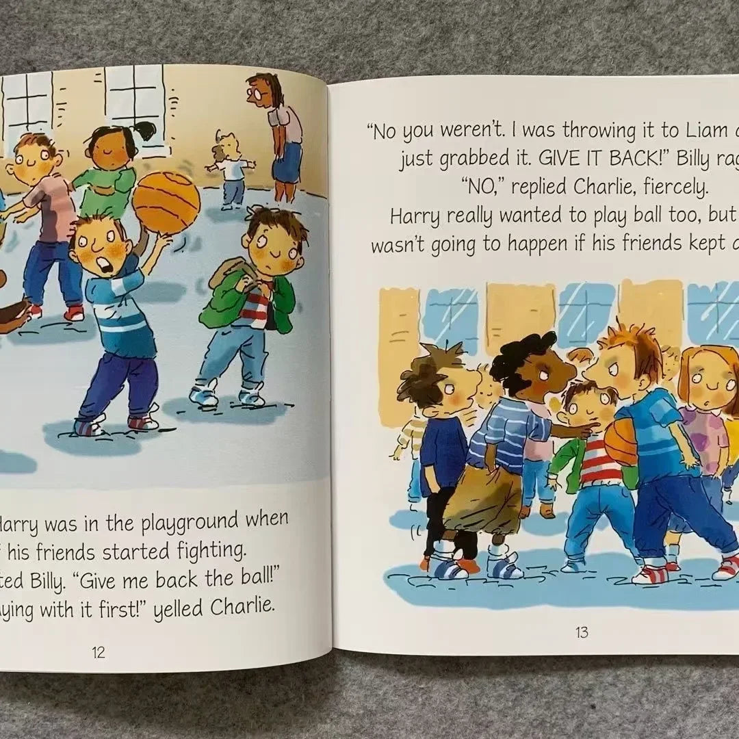 6 Books Everyday Feelings and Emotions Children's English story book help child be reader early education learning gift For kids