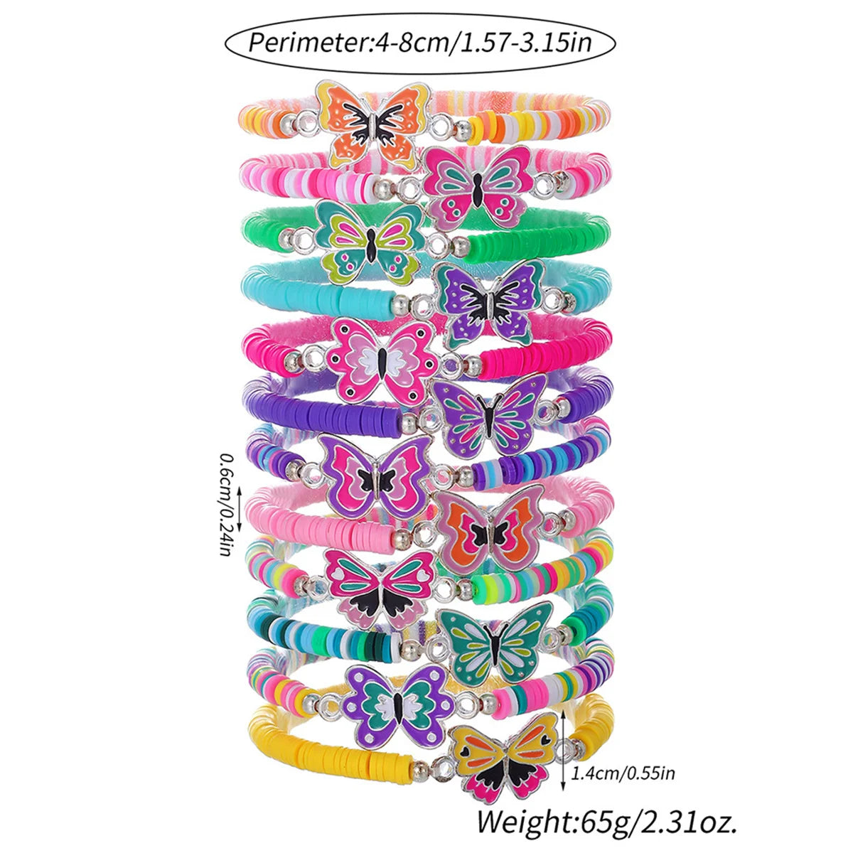 12Pcs Unicorn Girls Bracelet for Kids Jewelry Toddler Friendship Bracelets Toy Gift Classroom Reward Rainbow Party Favors