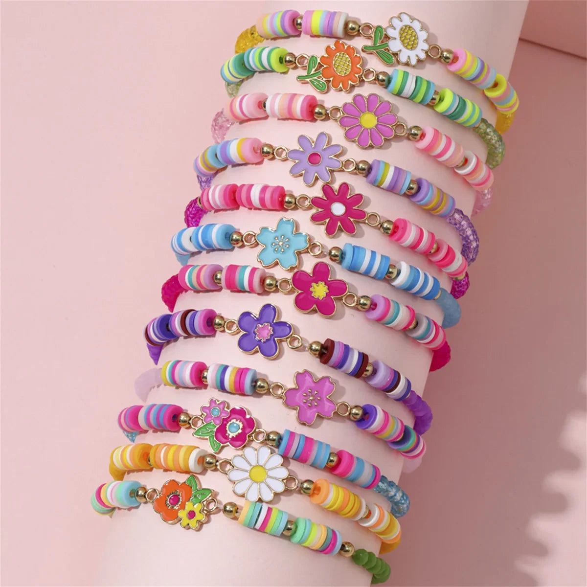 12Pcs Unicorn Girls Bracelet for Kids Jewelry Toddler Friendship Bracelets Toy Gift Classroom Reward Rainbow Party Favors