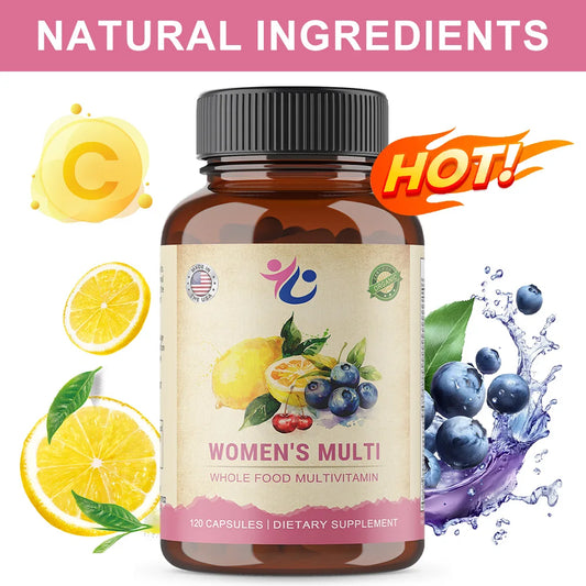 Women's Multivitamin with Vitamins C, D, Folic Acid, B6, B12, and Biotin To Support Women's Health and Aid Nutrient Absorption